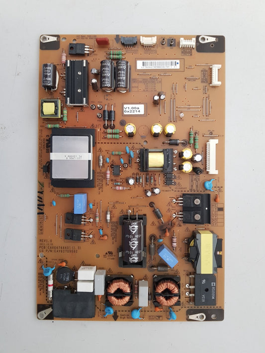 GENUINE LG 55LM6410 POWER SUPPLY BOARD EAY62709002 EAX64744401 1.3