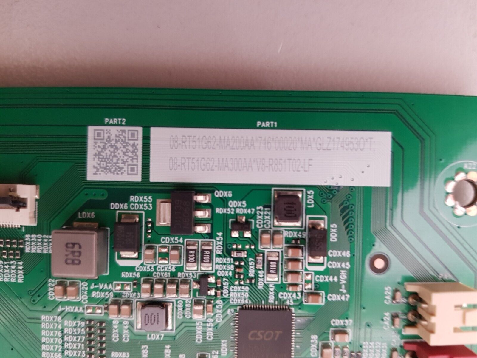 GENUINE FFALCON 65UF3 MAIN BOARD 40-RT51G2-MAA2HG RT51G RT2851 V8-R851T02-LF