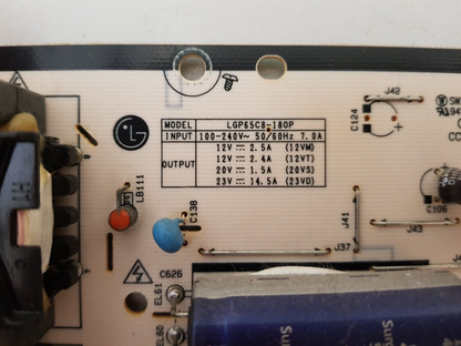 GENUINE LG OLED 65E8PTA POWER SUPPLY BOARD EAX67914301 1.6 EAY64748901