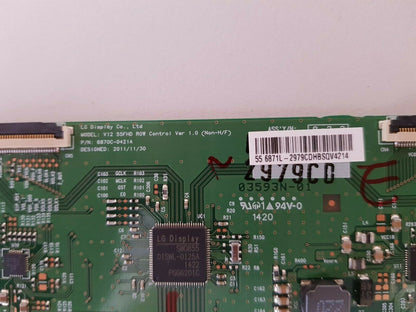 GENUINE LG 55LA6200 T-CON BOARD 6871L-2979B 6870C-0421A