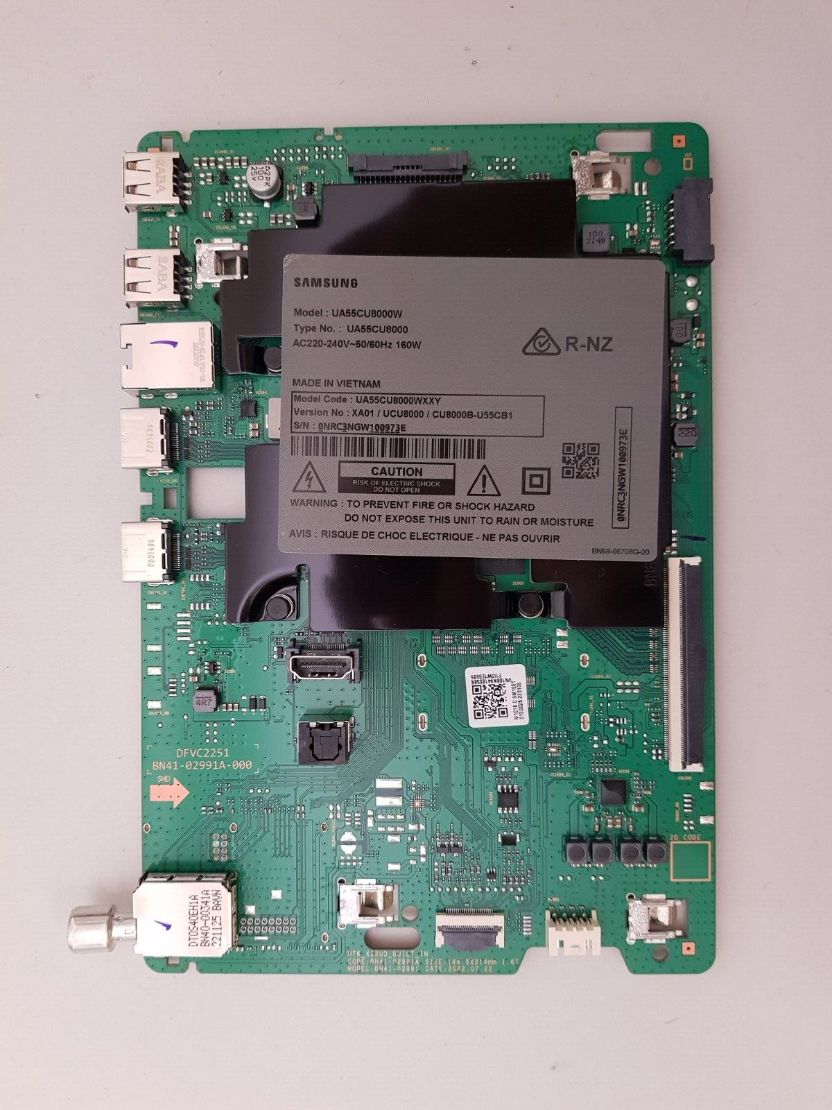 GENUINE SAMSUNG UA55CU8000 (VER XA01) MAIN BOARD BN94-18058R