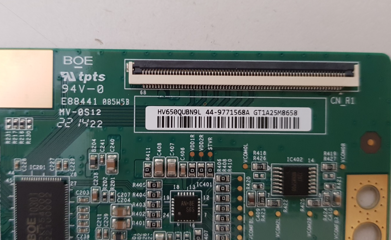 GENUINE SONY KD 65X75K T-CON BOARD HV650QUBN9L 44-9771568A