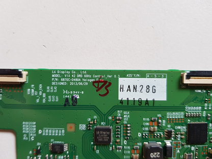 GENUINE LG 42LF5500 T-CON BOARD 6870C-0480A 6871L-4119A