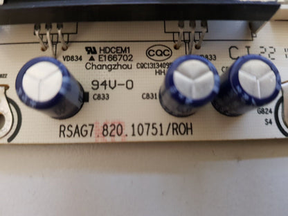 GENUINE HISENSE 55U8HAU POWER SUPPLY BOARD 10751-E  RSAG7.820.10751