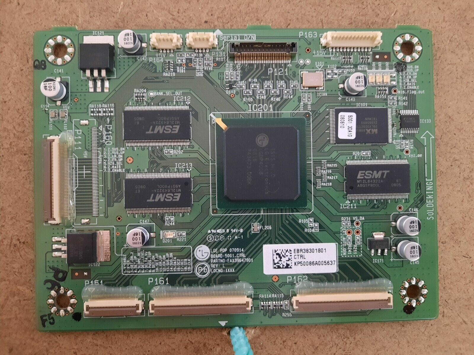 GENUINE LG 50PG60 Logic Main Board - EBR38301801 EAX39594101
