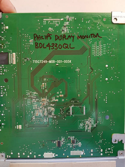 GENUINE PHILIPS SIGNAGE DISPLAY MONITOR MAINBOARD BDL4330QL 715G7249-MOB-001-00K