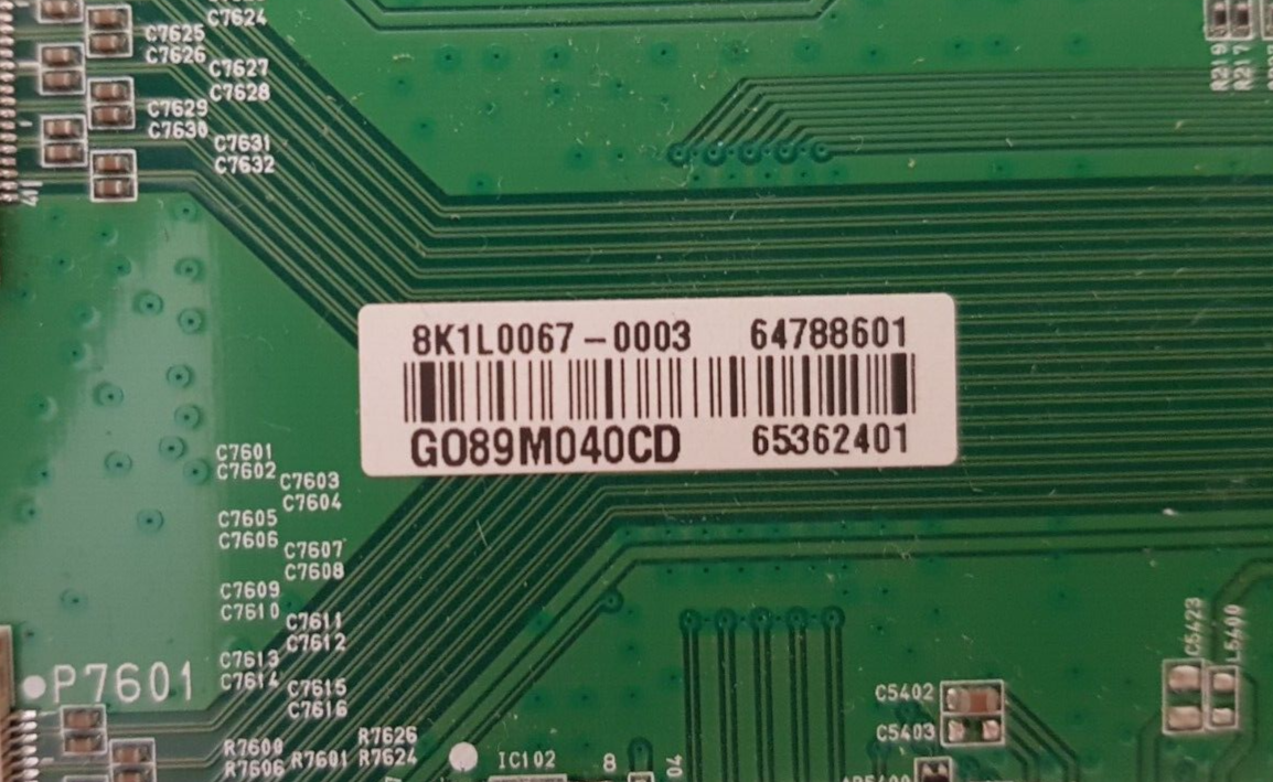 GENUINE LG OLED65B8STB MAIN BOARD 64788601 65362401 EAX68102603 1.0