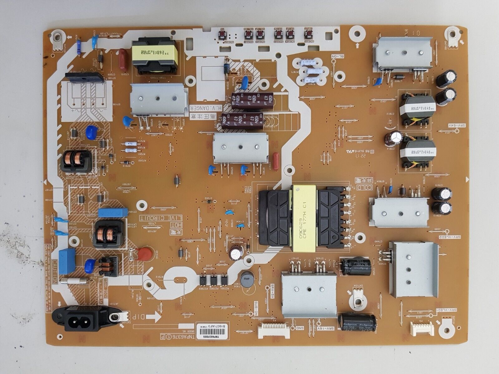 GENUINE PANASONIC TH55EX600A POWER SUPPLY BOARD TNPA6376 (1)[P] TNPA6376DG