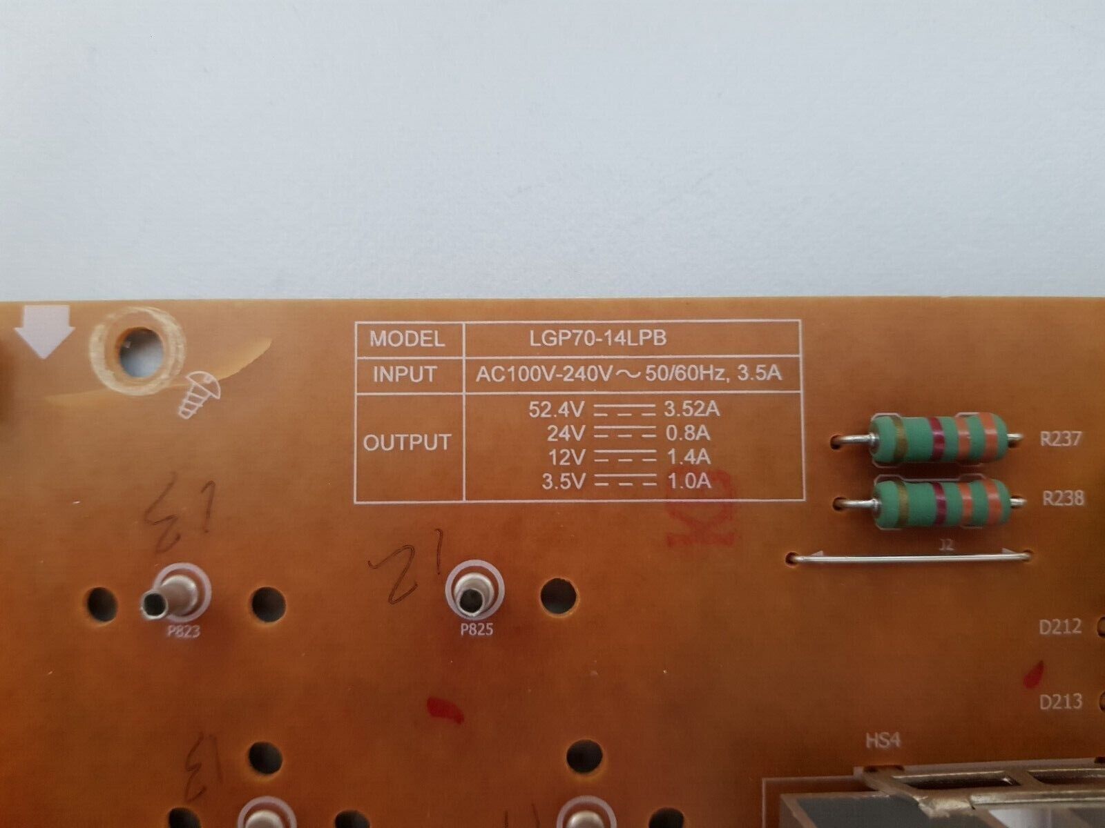 GENUINE LG 70LB6560 POWER SUPPLY BOARD EAY63072301 B12D072301 LGP70-14LPB 
