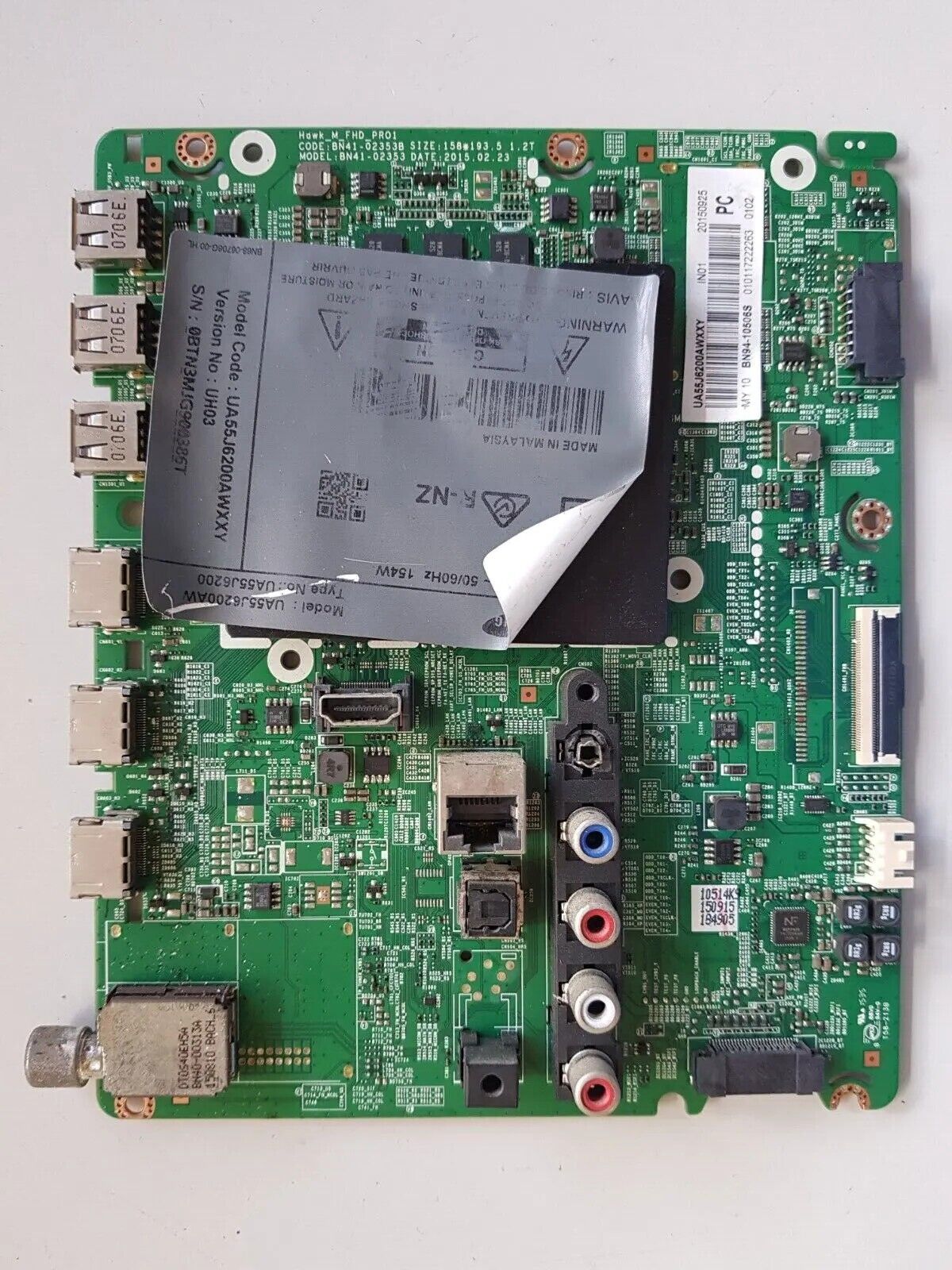 GENUINE SAMSUNG UA55J6200 (VER UH03) MAIN BOARD BN94-10506S
