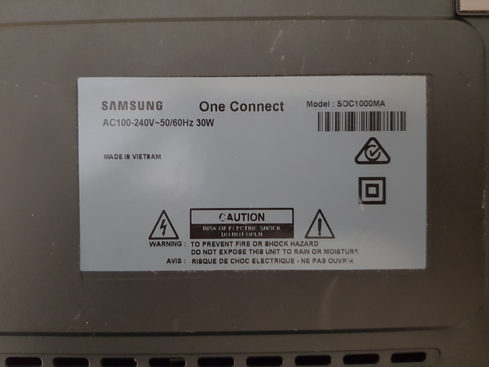 SAMSUNG UA55LS003AWXXY ONE CONNECT BOX BN95-04484A BN94-12270G SOC1000MA