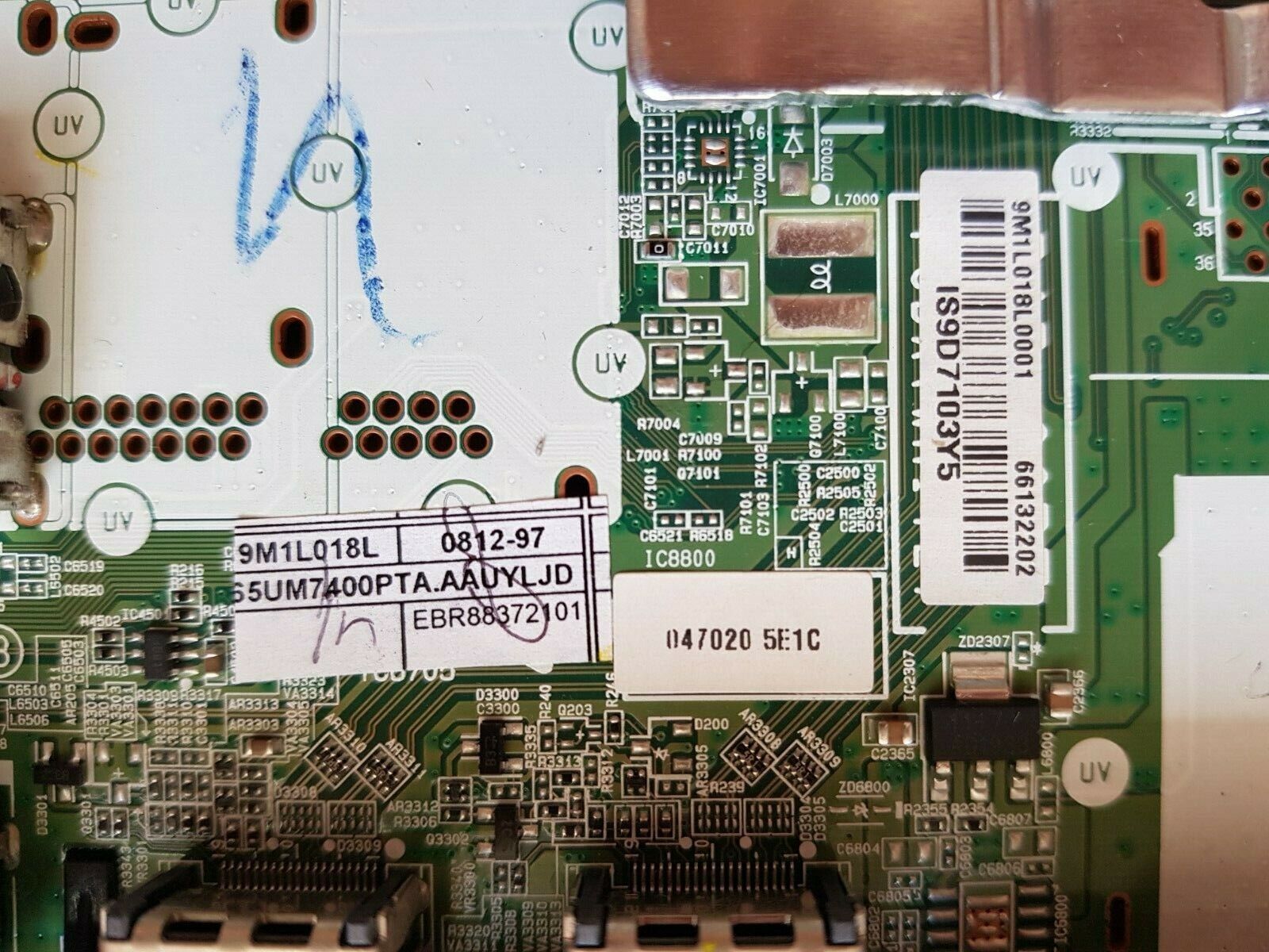 GENUINE LG 55UM7400 MAIN BOARD EAX68253605 66132202 