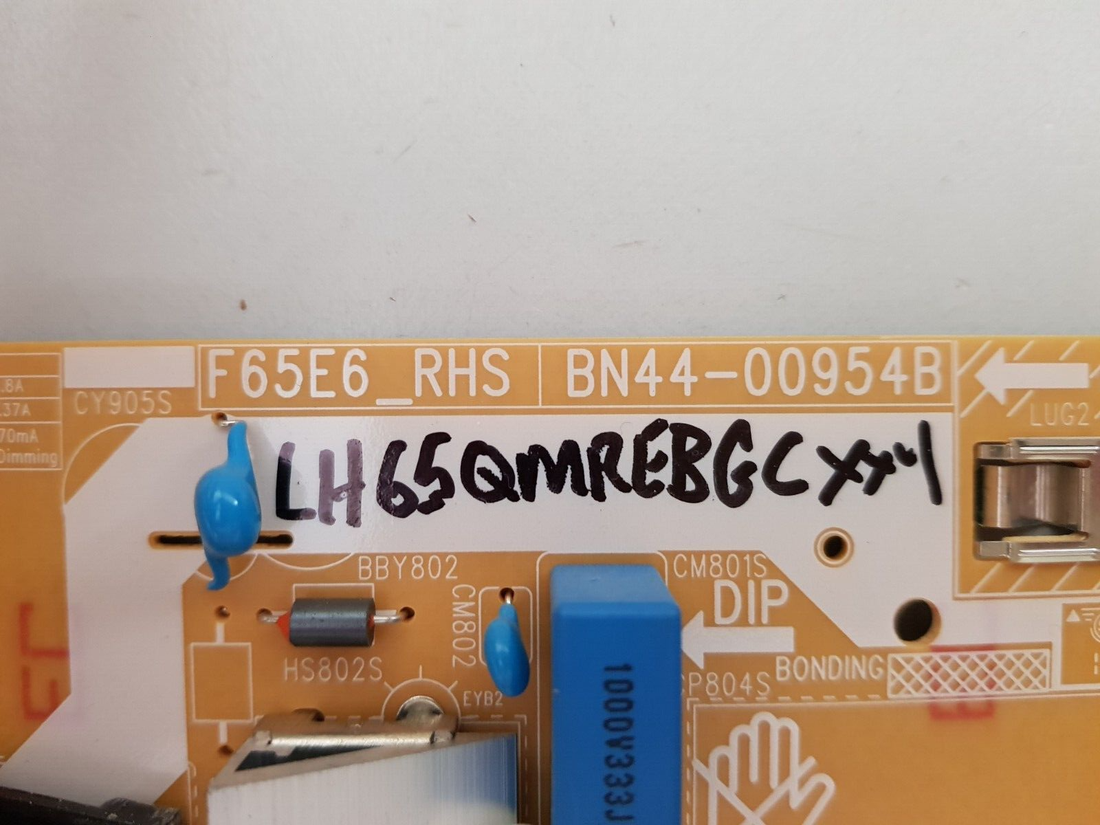 GENUINE SAMSUNG LH65QMREBGCXXY DISPLAY MONITOR POWER SUPPLY BOARD BN44-00954B