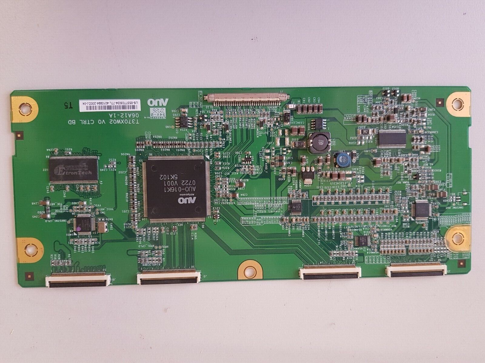 GENUINE VIZIO VS370E T-CON BOARD T370XW02 V0 06A12-1A 5537T03034-77L-4010994-200