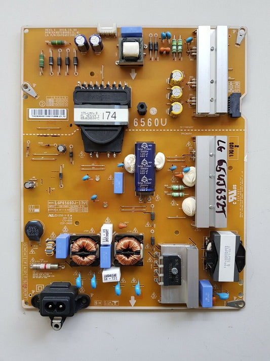 GENUINE LG 65UJ632T POWER SUPPLY BOARD EAY64511001 EAX67189001 (1.4)