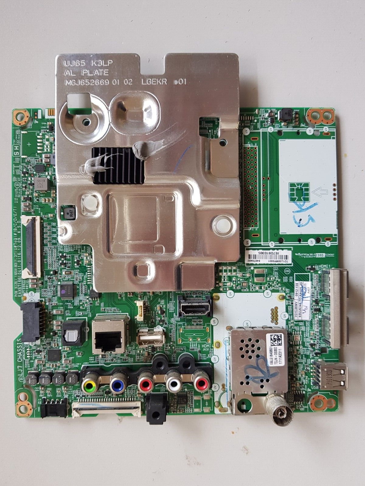 GENUINE LG 65UJ634T MAIN BOARD 64676402 EAX67166104 (1.0)